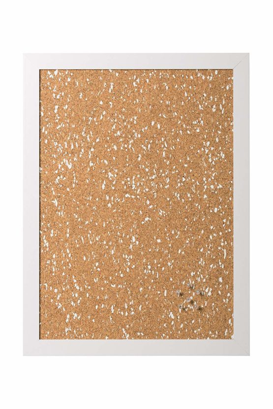 Bi-Office Cork Memo Board B & W with White EVA Inserts White MDF Picture Frame 60 x 45 cm - Image 3
