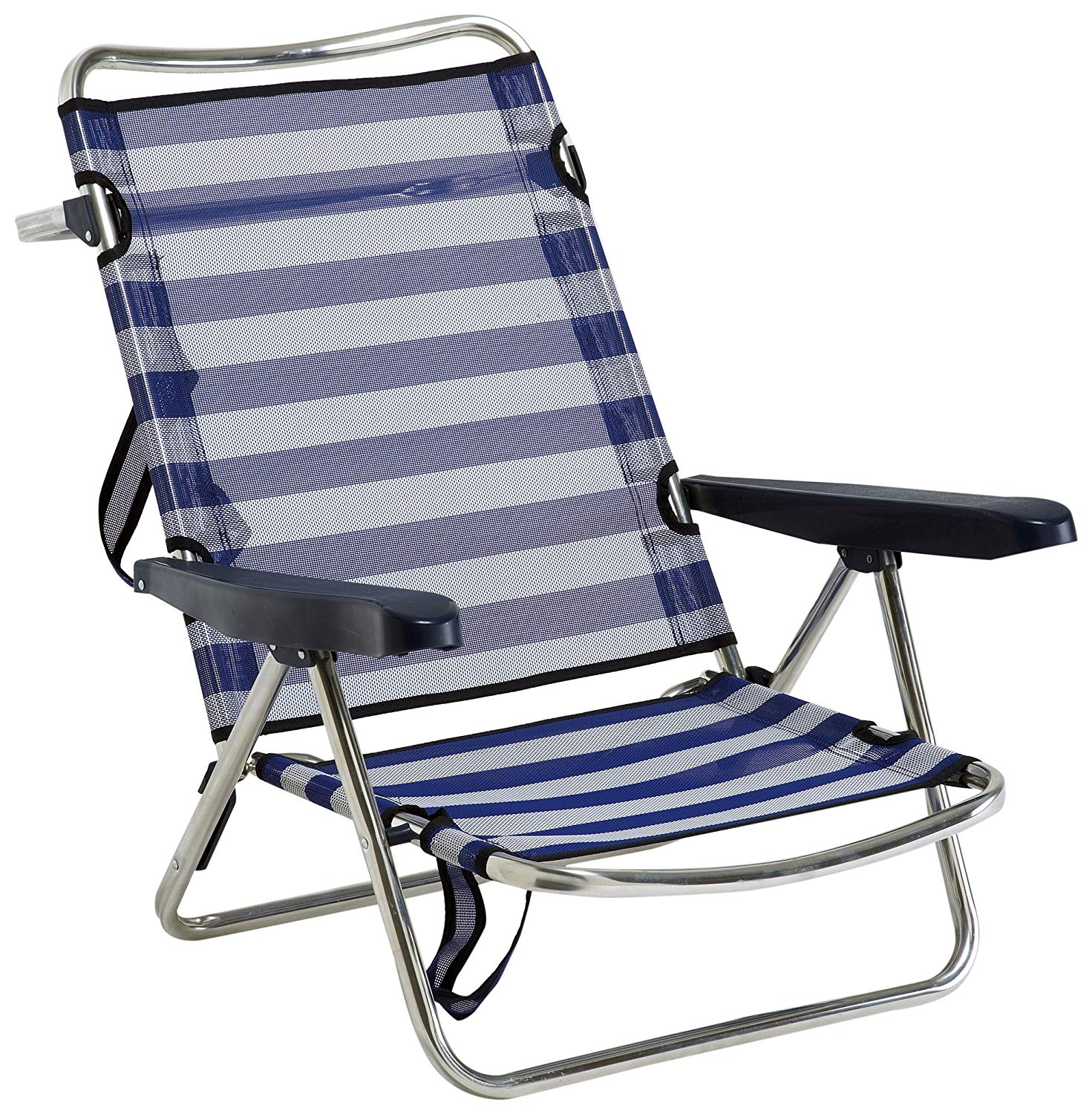 ALCO 607 alf0056 – Beach Chair Aluminium with Handle, fibreline, 720 x