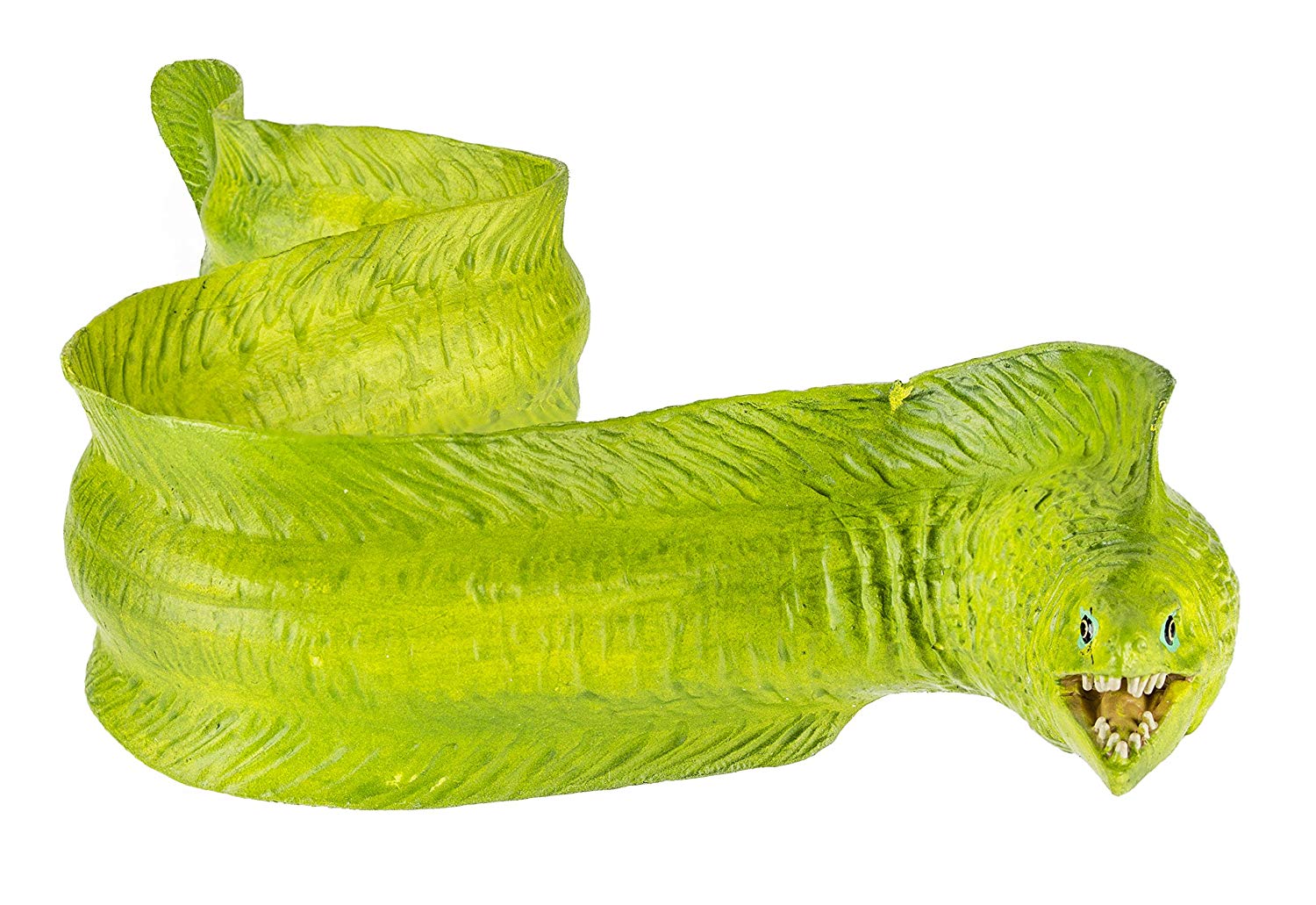 Toob Moray Eel, Green, 9 inches long and 4 inches wide - Image 2