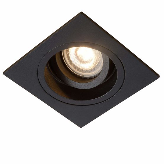 Lucide Recessed Spotlight, Metal, GU10, 50 W, Black - Image 3