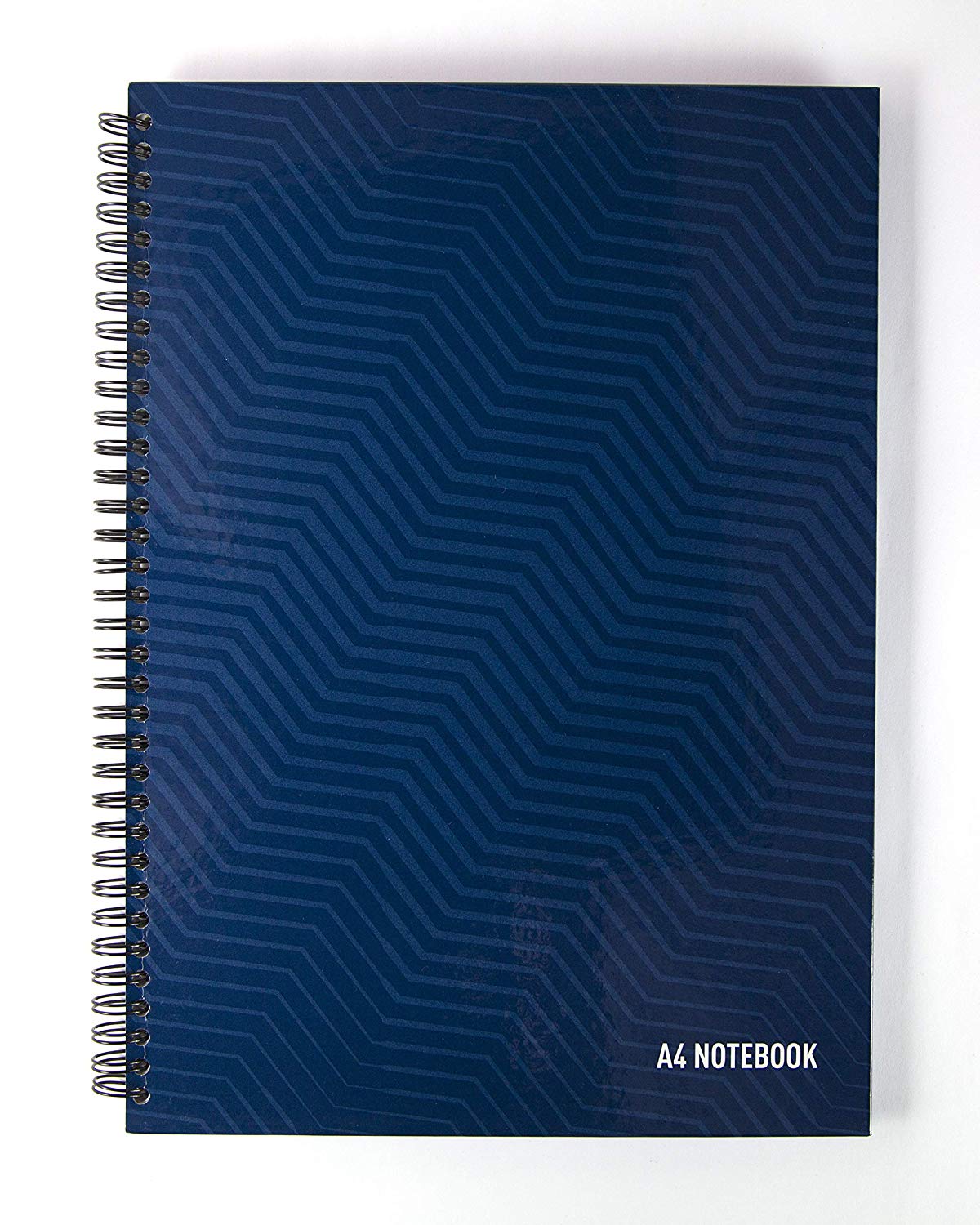 Summit A4 Hardback Wirebound Notebook Ruled, 160 Page, Pack of 5, Blue
