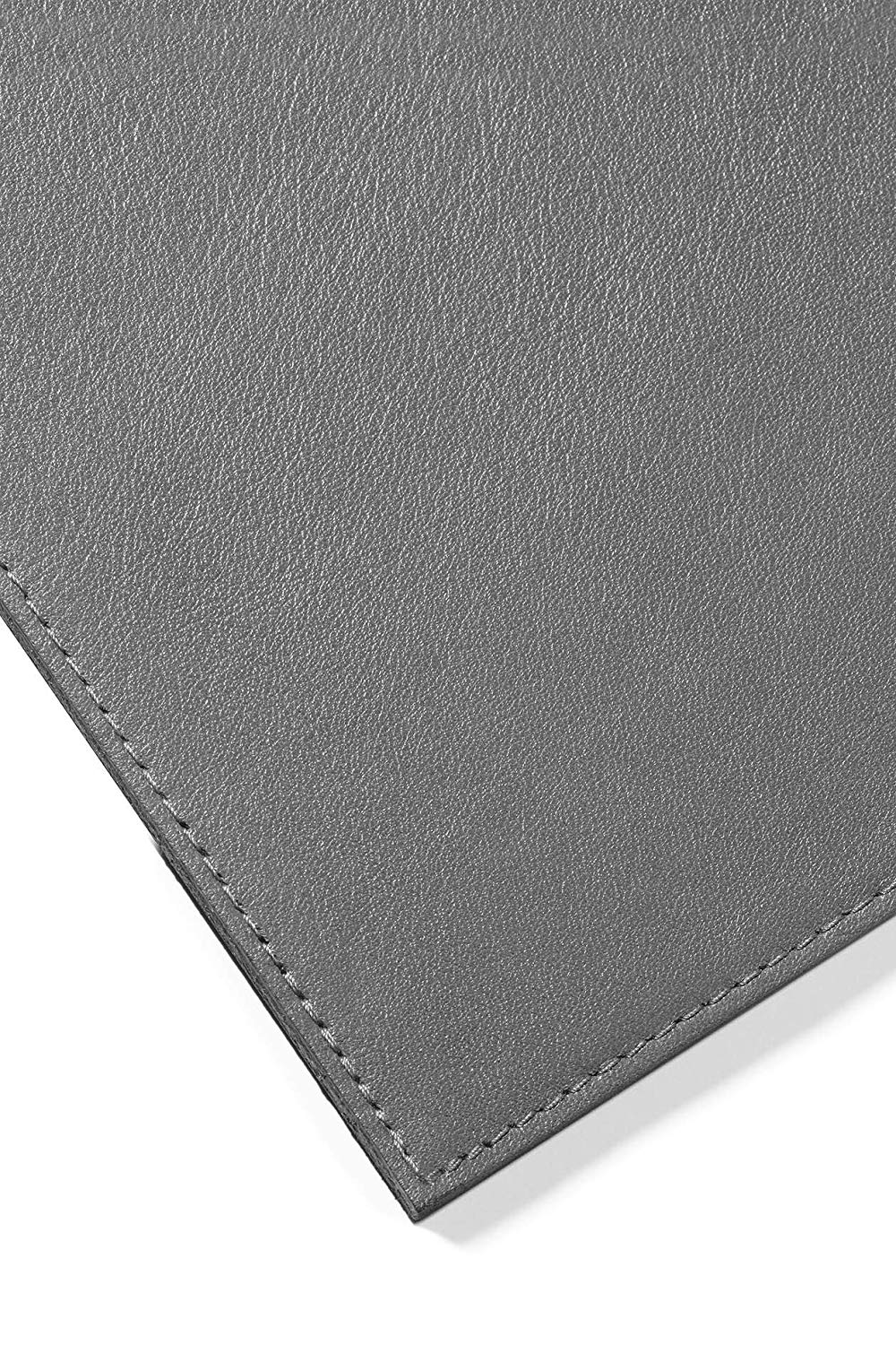 Durable Desk Mat Leather in Graphite, 45 x 65 cm - Image 2