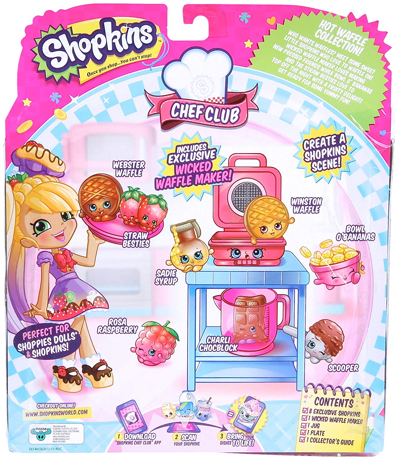 Shopkins Chef Club Hot Waffle Collection, Multi-colored, Large - Image 4