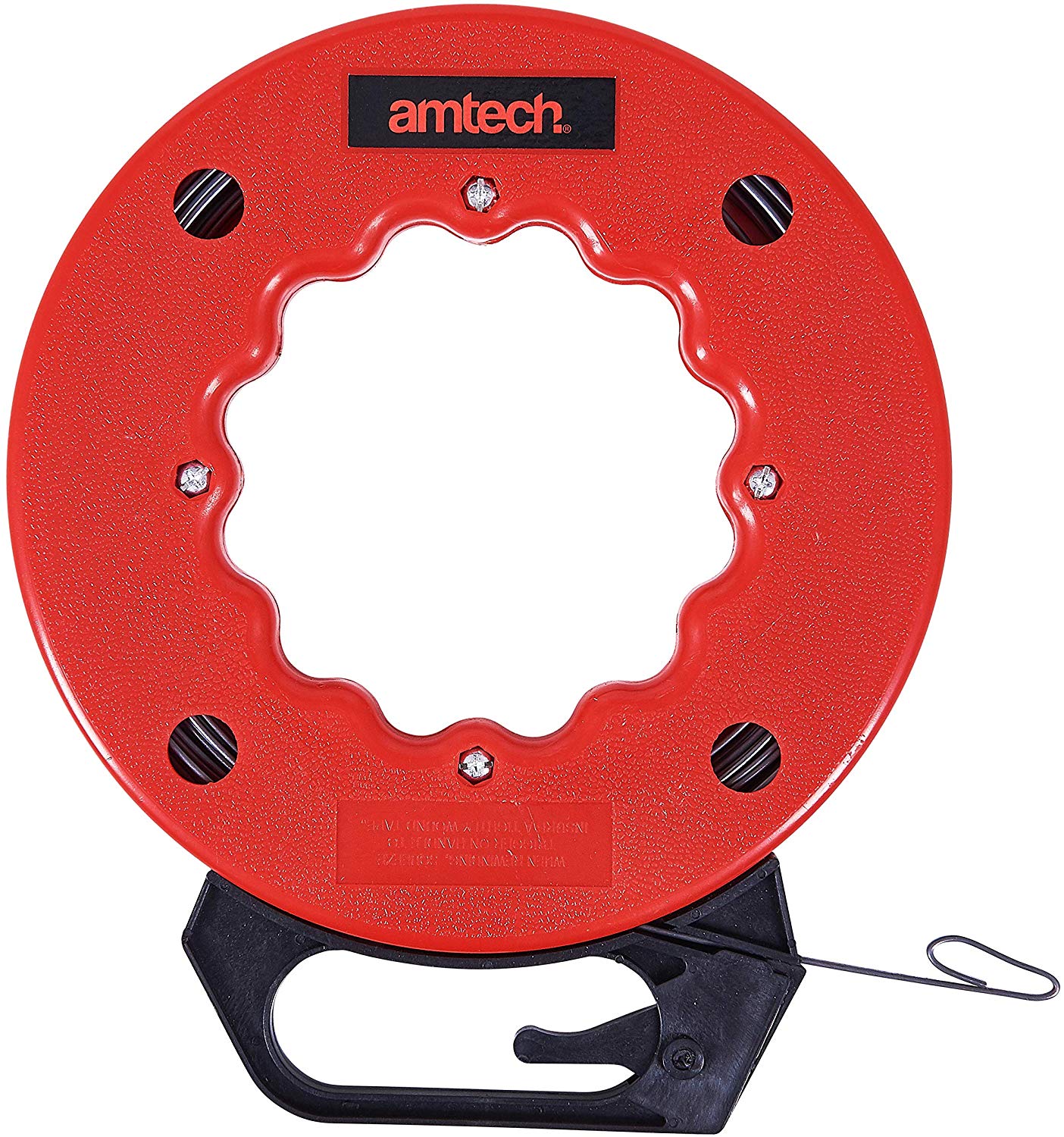 Amtech S4190 15m (50ft) Fish Tape, Transparent