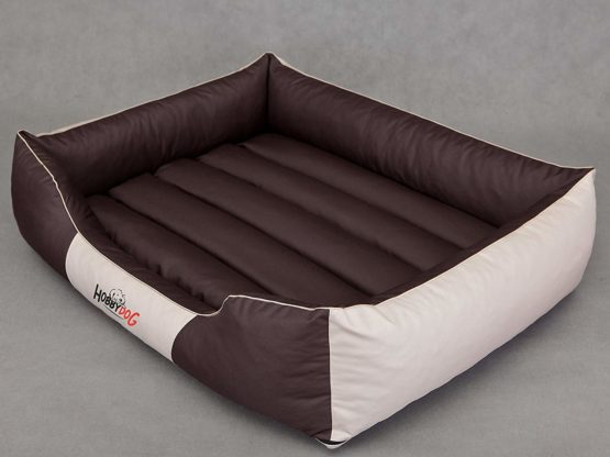 Hobbydog Cordura Comfort Dog Bed, Large, Brown/Beige - Image 3