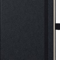 Brunnen Kompagnon 96-Page Squared Notepad Lineature 22 Black 12.5 x 19.5 cm