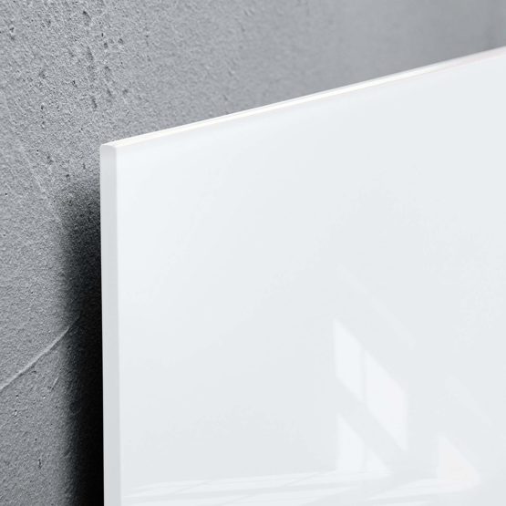 SIGEL GL101 Magnetic Glass Board / Magnetic Pinboard, 12 x 78 cm, pure white - Artverum - Image 3