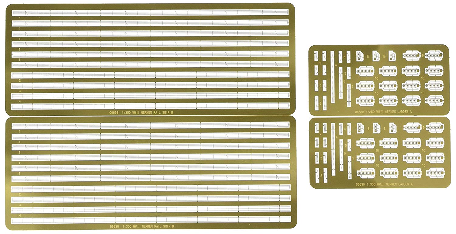 Trumpeter 1:350 - Ships Handrails & Ladders (P-Etch), Various