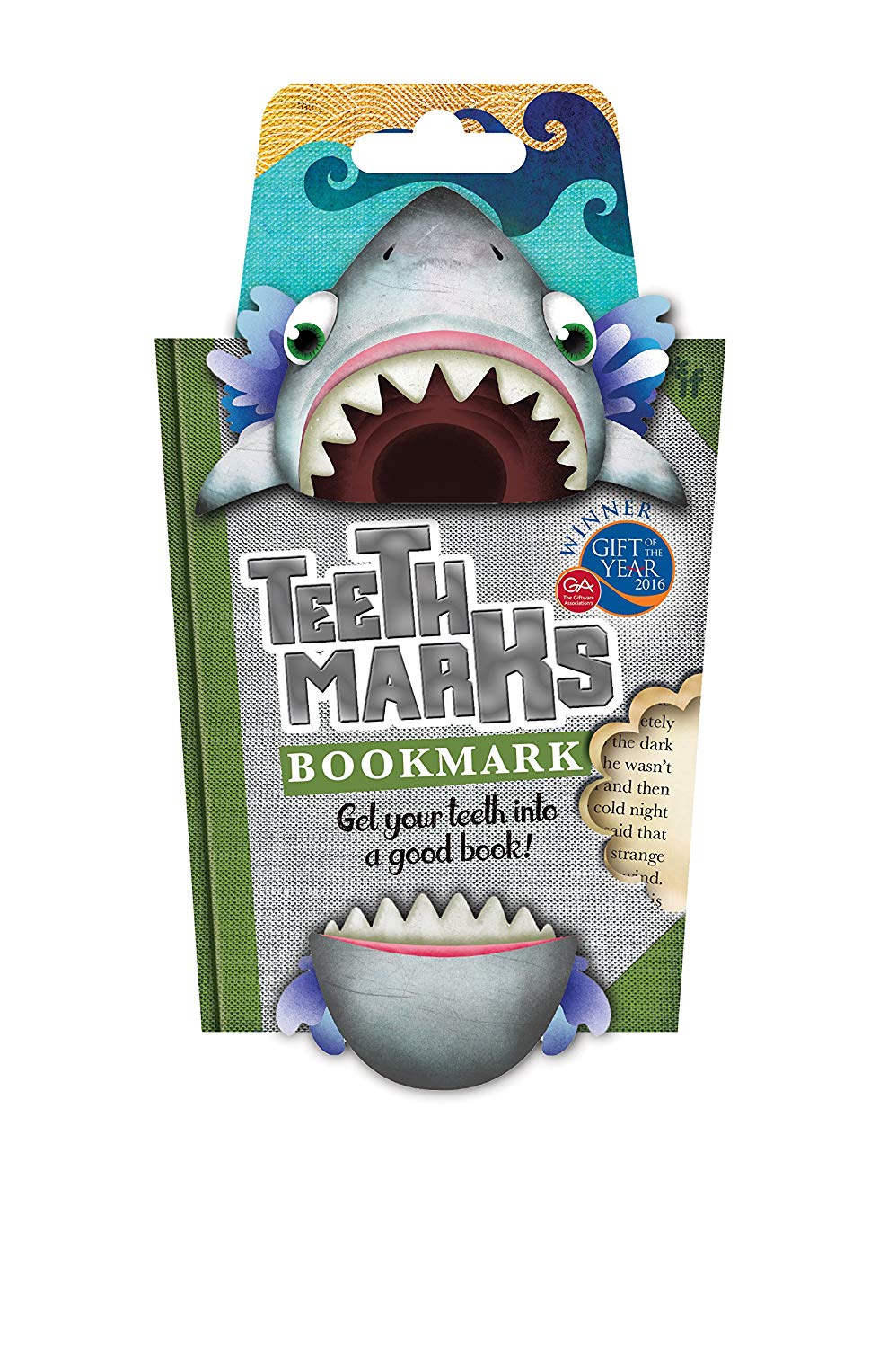 Teeth-Marks Bookmarks-Shark, multi-coloured - Image 2