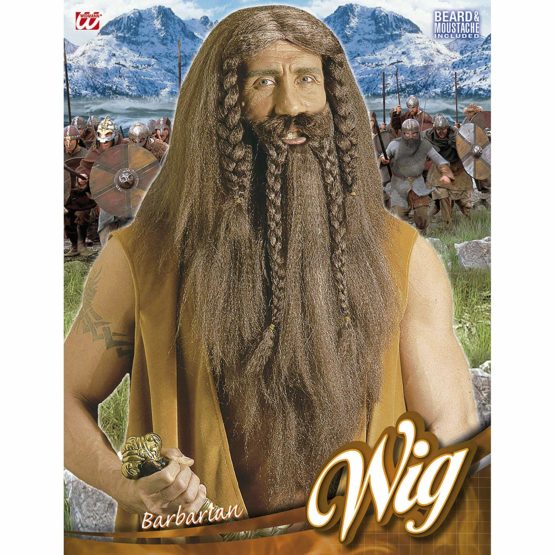 Barbarian withBeard/Moustache Wig for Hair Accessory Fancy Dress - Image 2