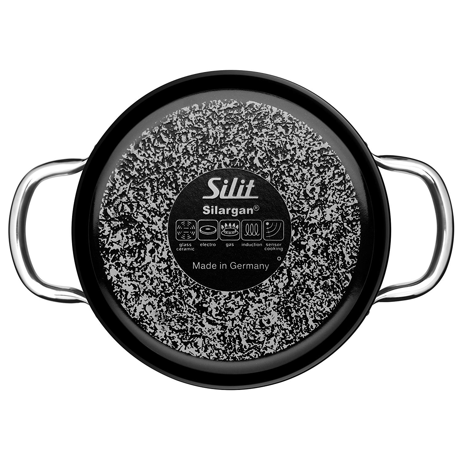 Silit "Passion High Casserole with Lid, Black, 16 cm, 26.5 x 20 x 17 cm - Image 2