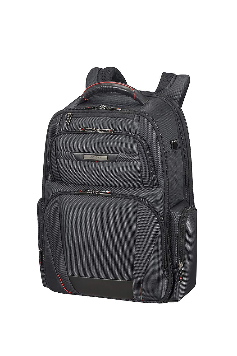 Samsonite Pro -DLX 5 - 17.3 Inch expandable laptop backpack, 48 cm, 29/34 l, black (black), EXP 43cm-29L