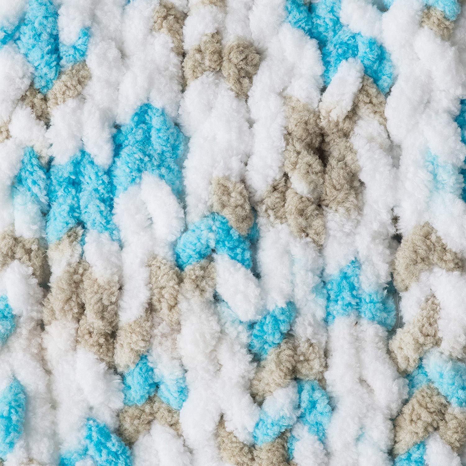 Bernat Baby Blanket 300g - Little Teal Dove 161104-4735, Little Teal Dove Print - Image 3
