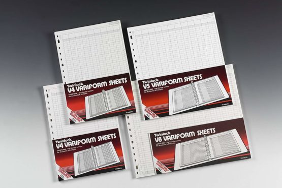 Rexel Twinlock Variform Multi-Ring Binder V8 Cash Refill Sheets 24 Columns, White(Pack of 75) - Image 2