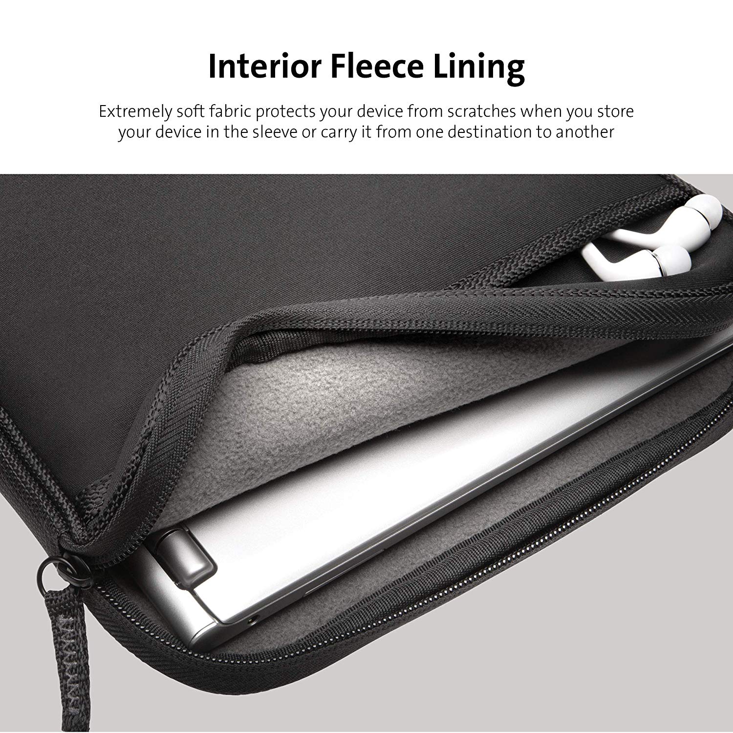 Kensington K62610WW Universal Sleeve, Black, 14"/35.5cm, Sleeve up to 14 Inch - Image 4
