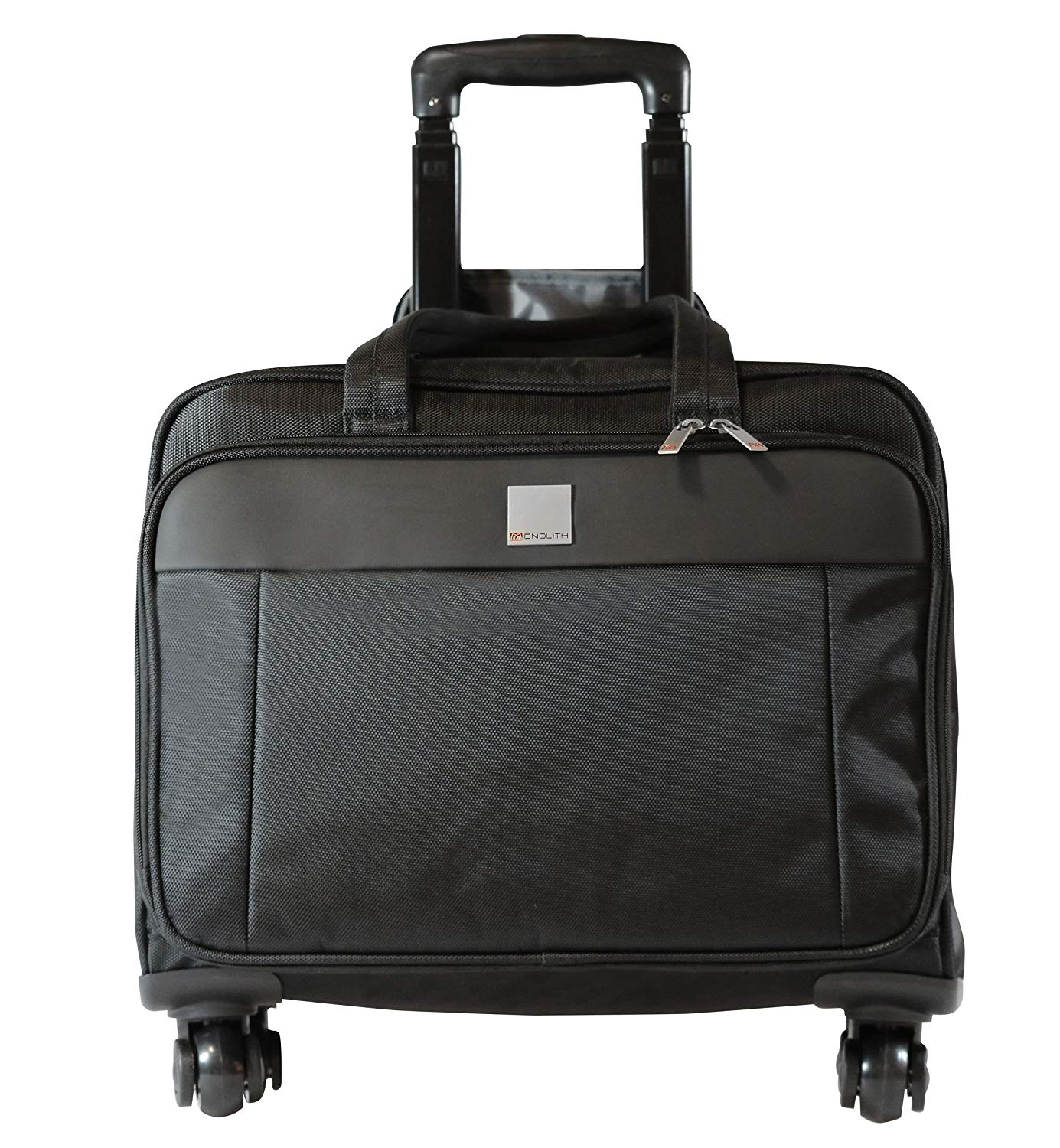 Monolith office solutions 41504MN Motion II 4 Wheel Laptop Trolley CASE, Black - Image 4
