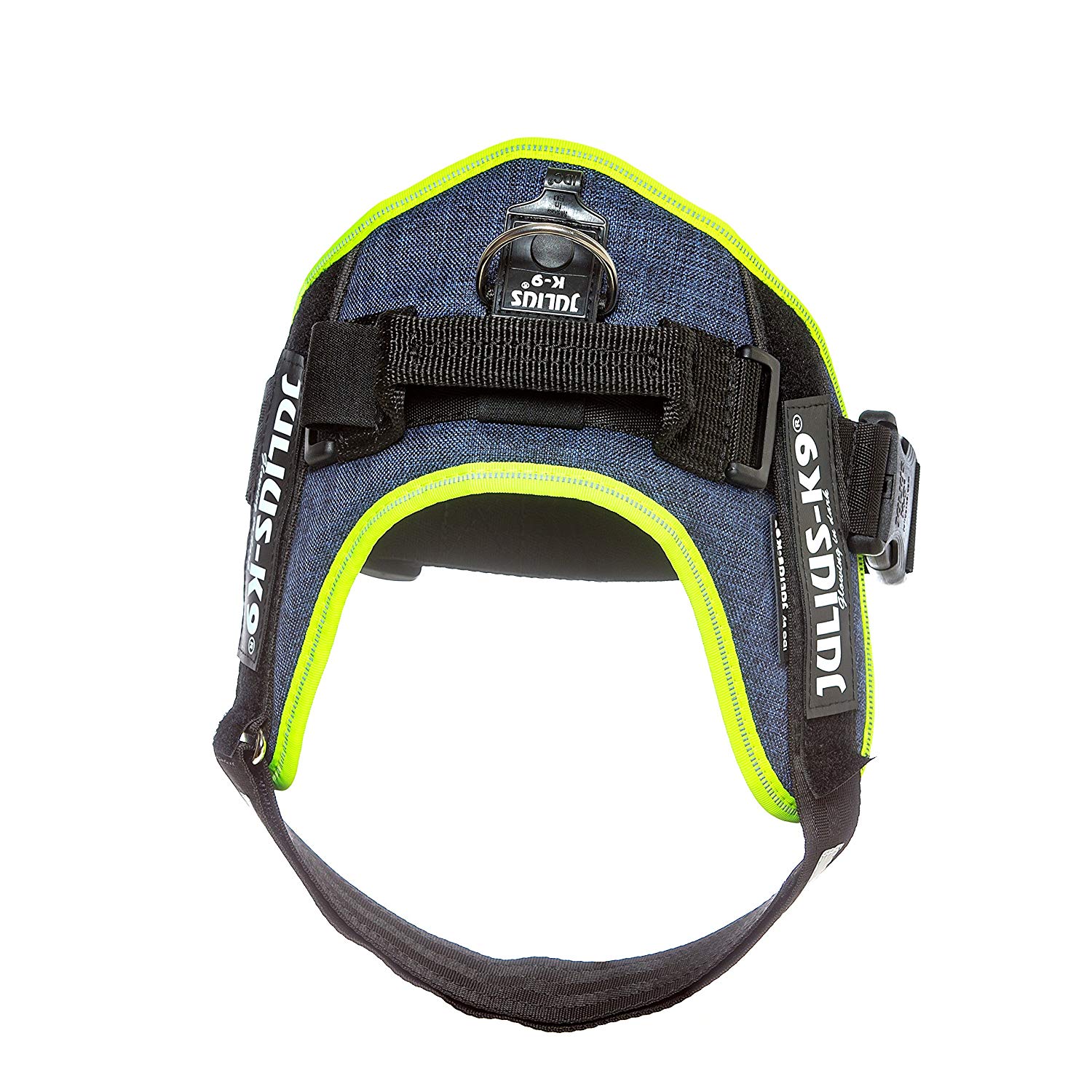 Julius-K9, 16IDC-FARNE-0, IDC Powerharness, dog harness, Size: 0, Jeans with neon edge, M/0 - Image 4