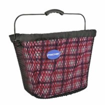 fischer Unisex_Adult Lenkerkorb Basket, Multicoloured, 29 x 37 x 27 cm