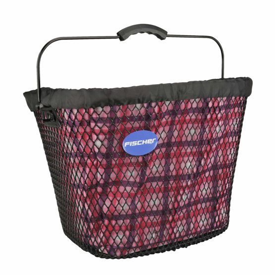 fischer Unisex_Adult Lenkerkorb Basket, Multicoloured, 29 x 37 x 27 cm