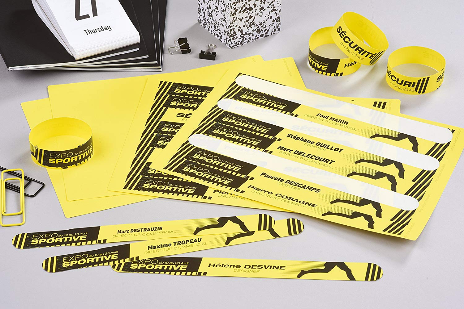 AVERY Zweckform L400110 Wristbands (265 x 18 mm on DIN A4, Printable Entrance Bands, Water and