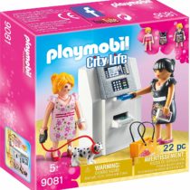 Playmobil 9081 City Life ATM with Functional Cash Serving Mechanism Toy Set, Multi