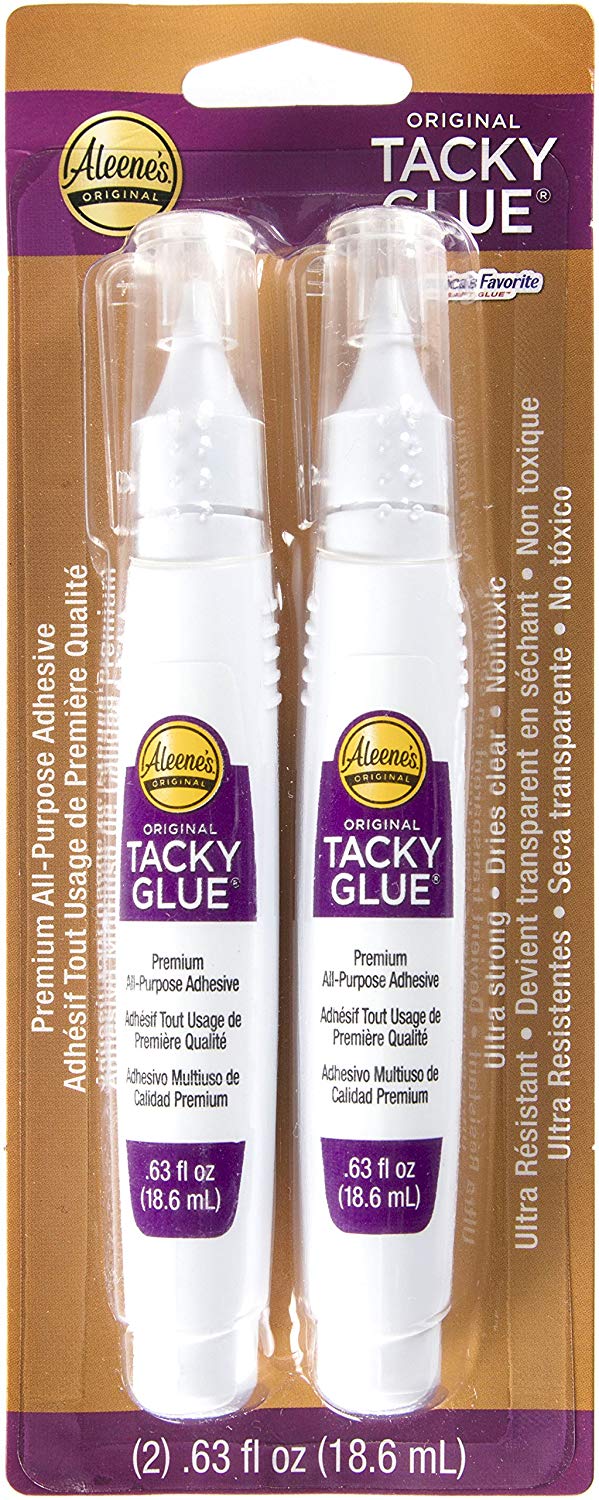I Love To Create" Aleene's Fast Drying Tacky Glue Pens, Multi-Colour, 19.68 x 7.62 x 1.9 cm, Transparent, 19.68 x 7.62 x 1.90 cm