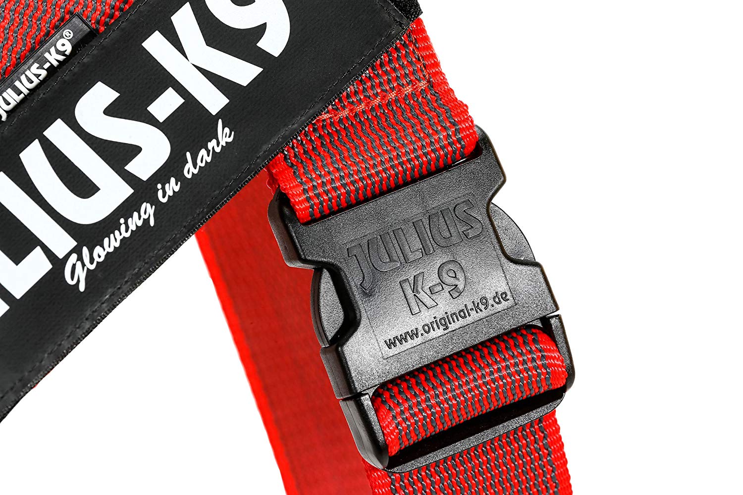 Julius-K9, IDC Color & Gray Belt Harness, Size: 2XL / 3, Red-Gray, 2XL/3 - Image 2