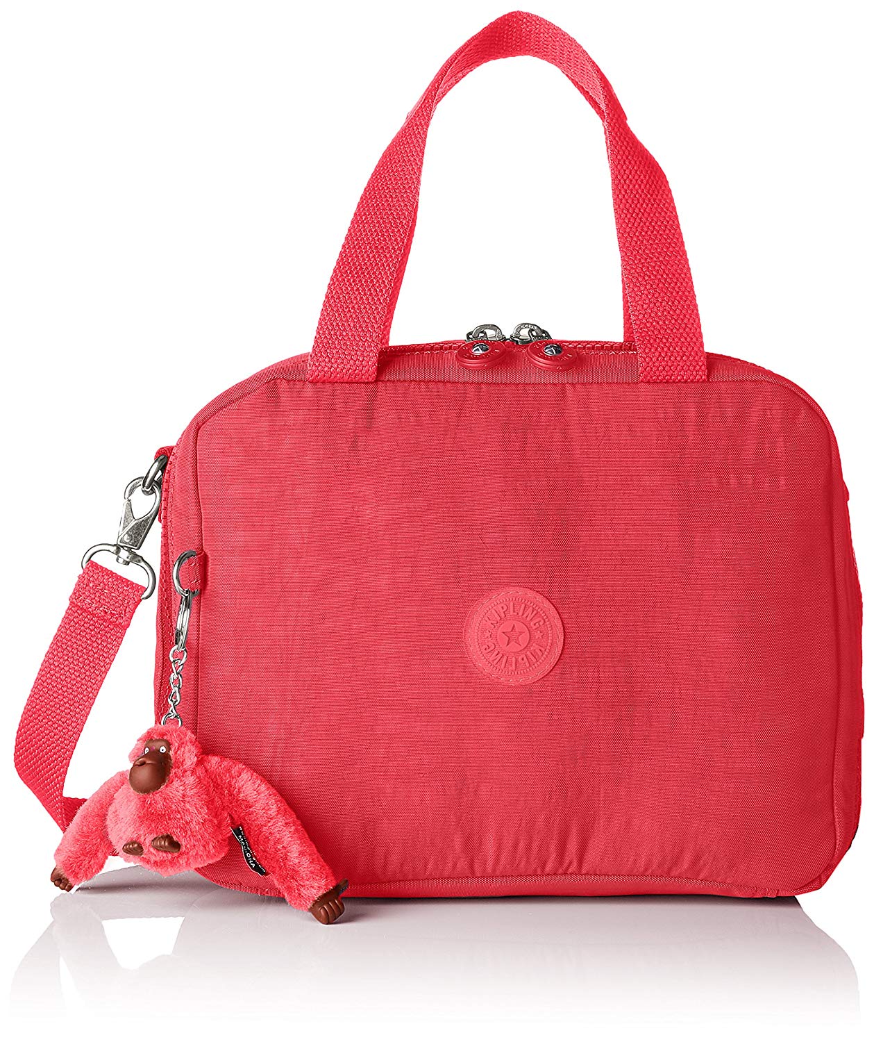 Kipling MIYO Large lunchbox, Pouches, Cases, True Pink (Pink)