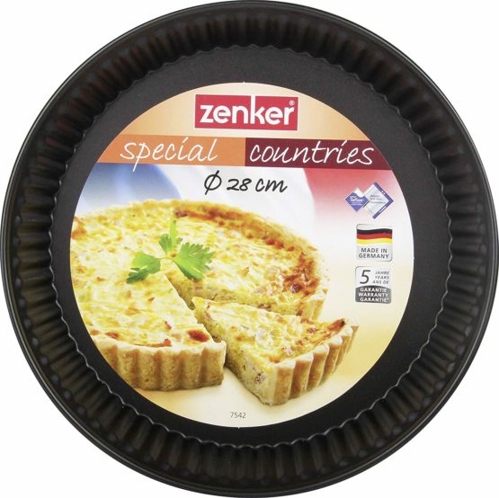 Zenker Quiche mold Special Countries Ø28 cm in black, Stainless Steel, 28 x 28 x 4 cm - Image 2