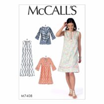 McCall's Patterns 7408 ZZ,Misses Tunic and Dresses,Sizes LRG-XXL, Tissue, Multi-Colour, 17x0.5x0.07 cm