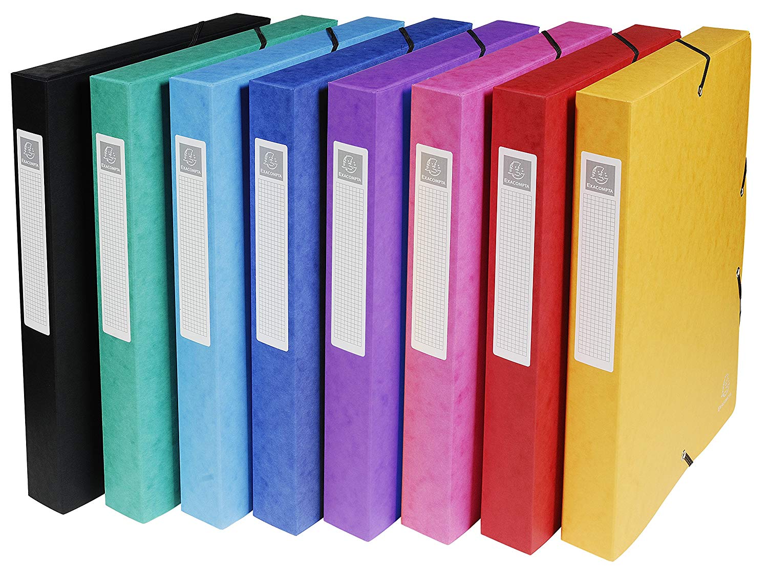 Exacompta, Ref 50703E, Scotten Filing Box, 250 x 330mm in Size, Suitable for Holding A4 Documents, 25mm Spine - Image 3