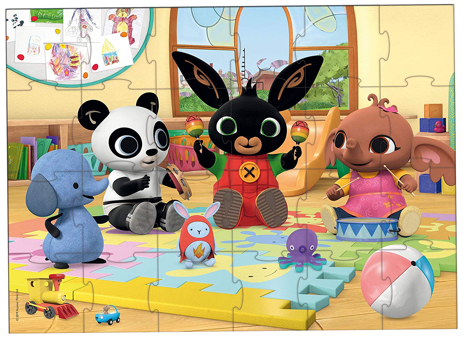 Lisciani Bing Giant Floor Puzzle Ciao, 24 Pieces, Multicolour - 74716, Multicolor, 3 - Image 2
