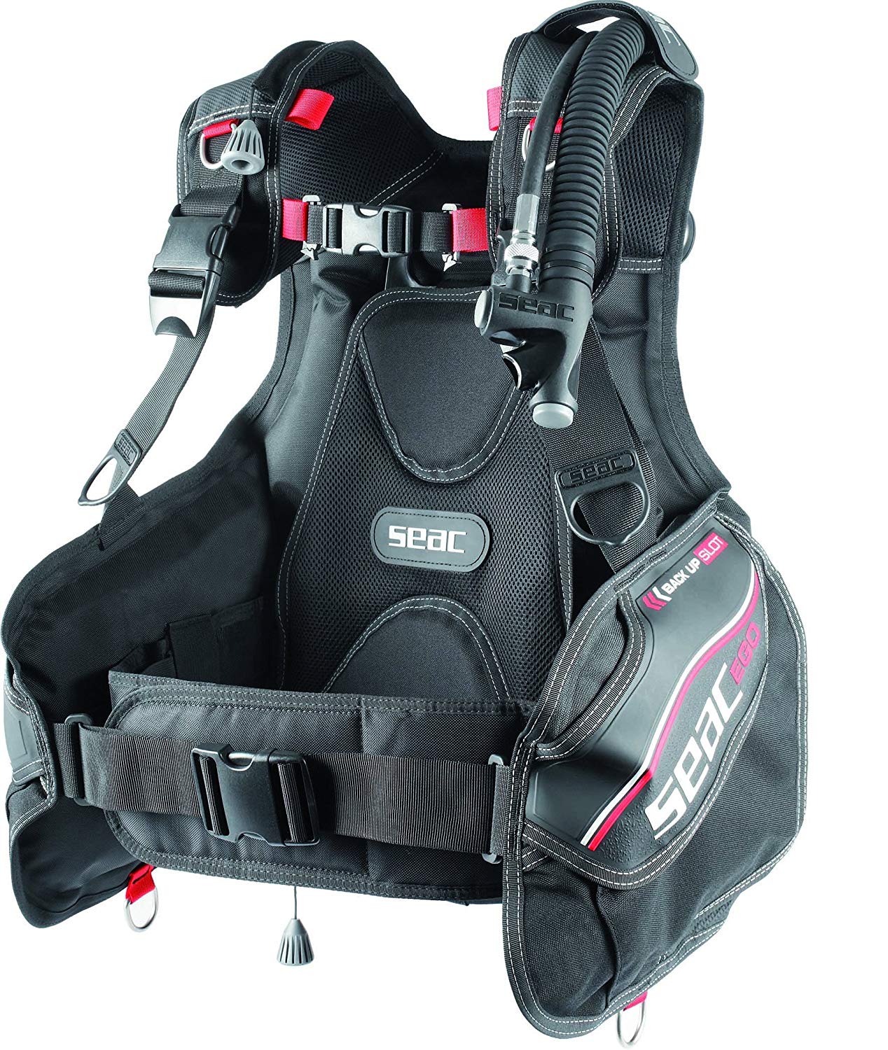 SEAC Ego Diving BCD - Red/Black, Large, Red / Black