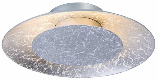 Nino Leuchten – Ceiling Light of LED Nino 62140644 Residential Lighting Corridor 6 Watts Silver Metal Lamp 480 Lumen Diameter 22.00 cm 3000 Kelvin