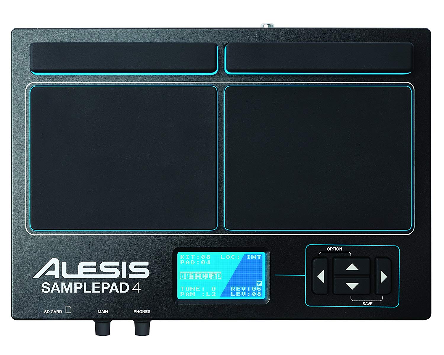 Alesis Sample Pad 4, Compact Percussion and Sample Triggering Instrument with 4 Velocity Sensitive Pads - Image 2
