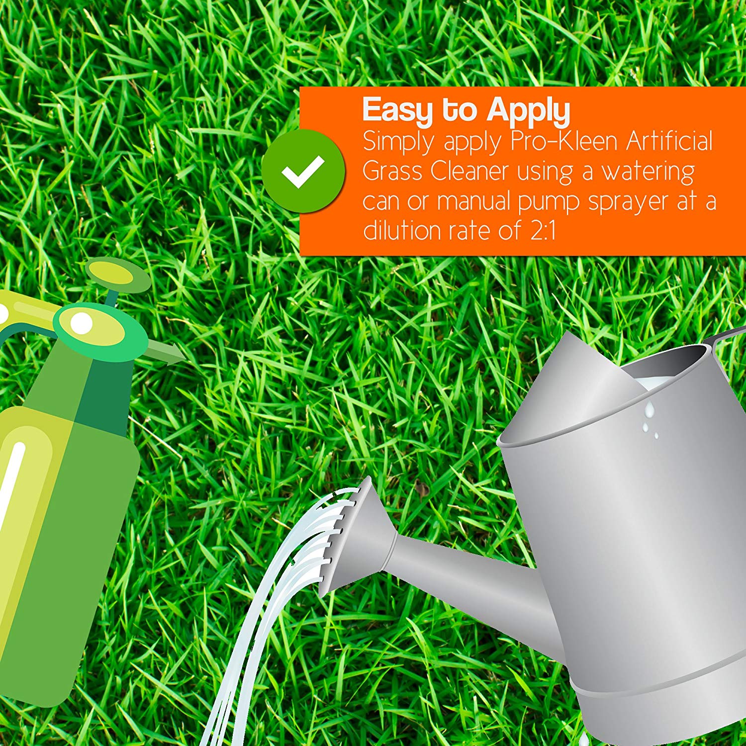 Pro-Kleen Artificial Grass Cleaner and Disinfectant, 5 L Super Concentrate: Makes 15 Litres - Image 4