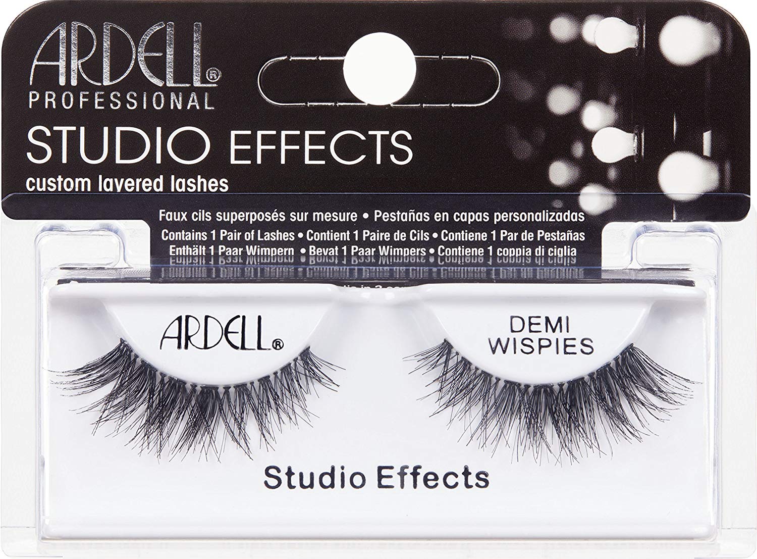 Ardell Studio Effects Demi Wispies, Black, 2 count (Pack of 1)