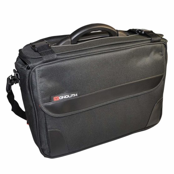 Masters 41455MN Monolith Softsided Polycanvas Pilot Case, 49 cm, Black