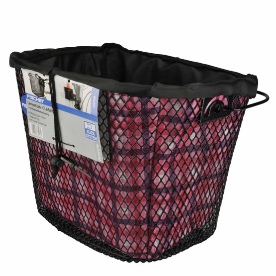 fischer Unisex_Adult Lenkerkorb Basket, Multicoloured, 29 x 37 x 27 cm - Image 3