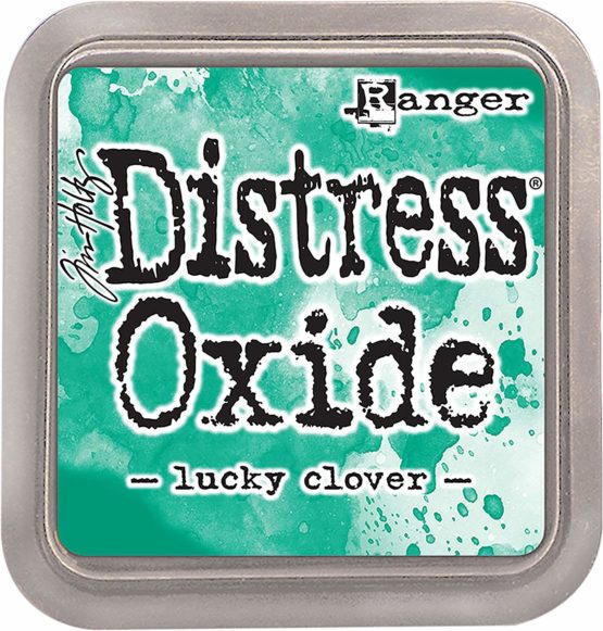 Ranger Tim Holtz Distress Oxide Pad-Lucky Clover, Synthetic Material, Green, 7.5 x 7.5 x 1.9 cm