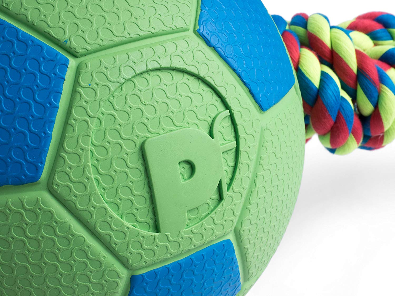 Petface (Toyz by Petface) Tug and Kick, Rope and Ball Dog Toy, Tug and Kick Ball, Medium - Image 2