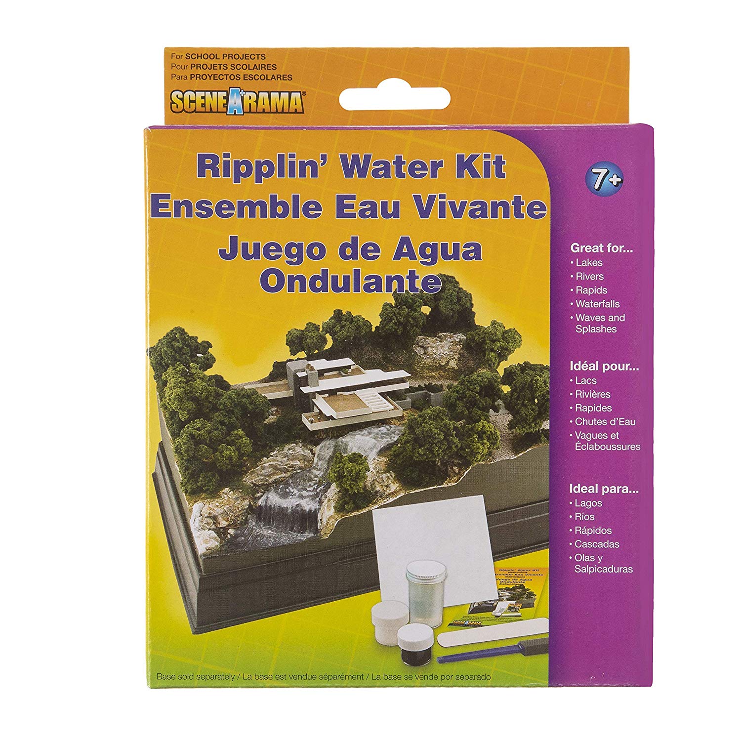 Woodland Scenics Cardboard Diorama Kit Ripplin' Water, Transparent, Mittel