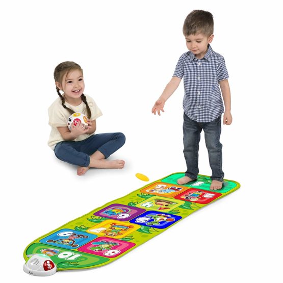 Chicco Jump & Fit Kids Playmat, Electronic and Interactive Game with Lights and Sounds, Hopscotch Game for Home, 2 Play Modes, 150 cm - Kids Toys Ages 2-5 - Image 4