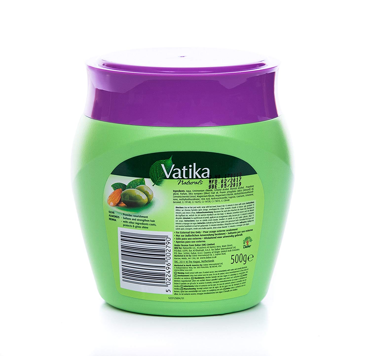 Vatika Naturals Multivitamin Virgin Olive Hair Mask - 500g, Colourless, 500 g (Pack of 1) - Image 2
