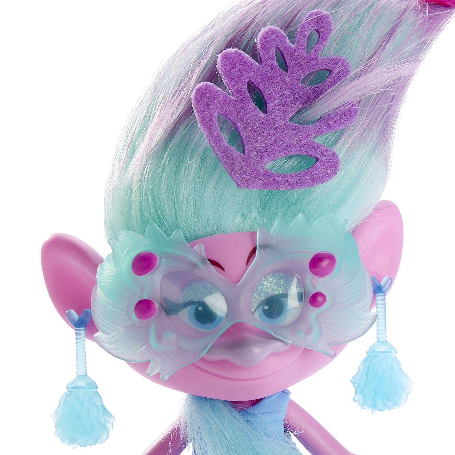 satin and chenille trolls toys