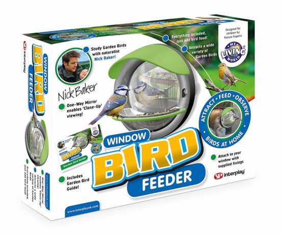 My Living World LW105 Window Bird Feeder, Multicolor