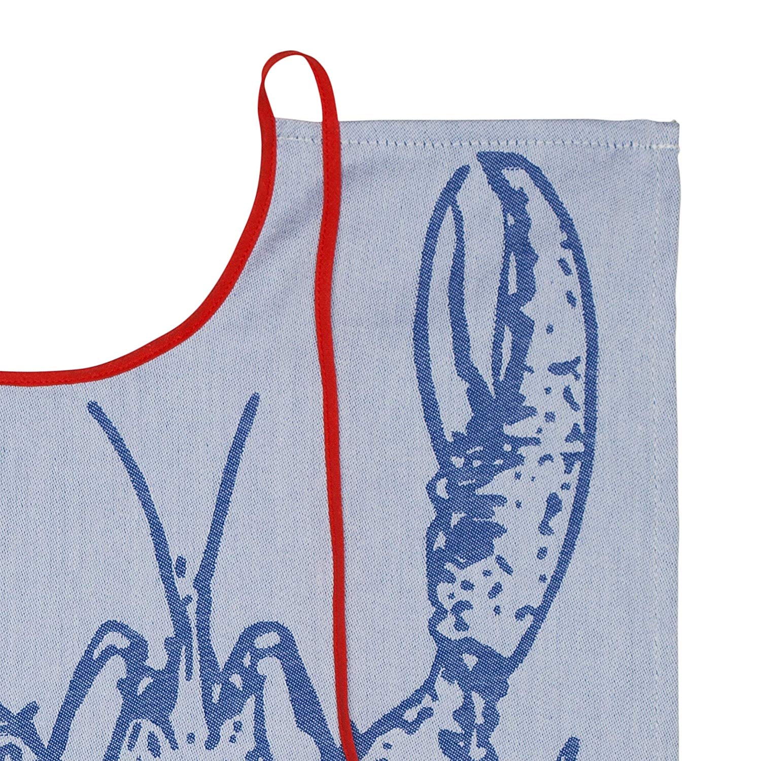 Coucke Lobster Bib - Cotton Blue, 43 x 60 x 0.3 cm, 43x60x0.3 cm - Image 3