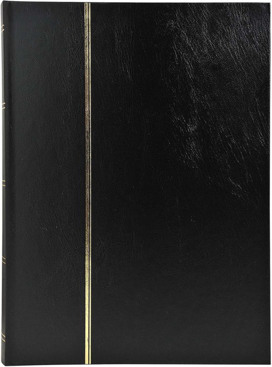 Exacompta Medium Classic Stamp Album, 32 Pages - Black, 17 x 22.5 cm