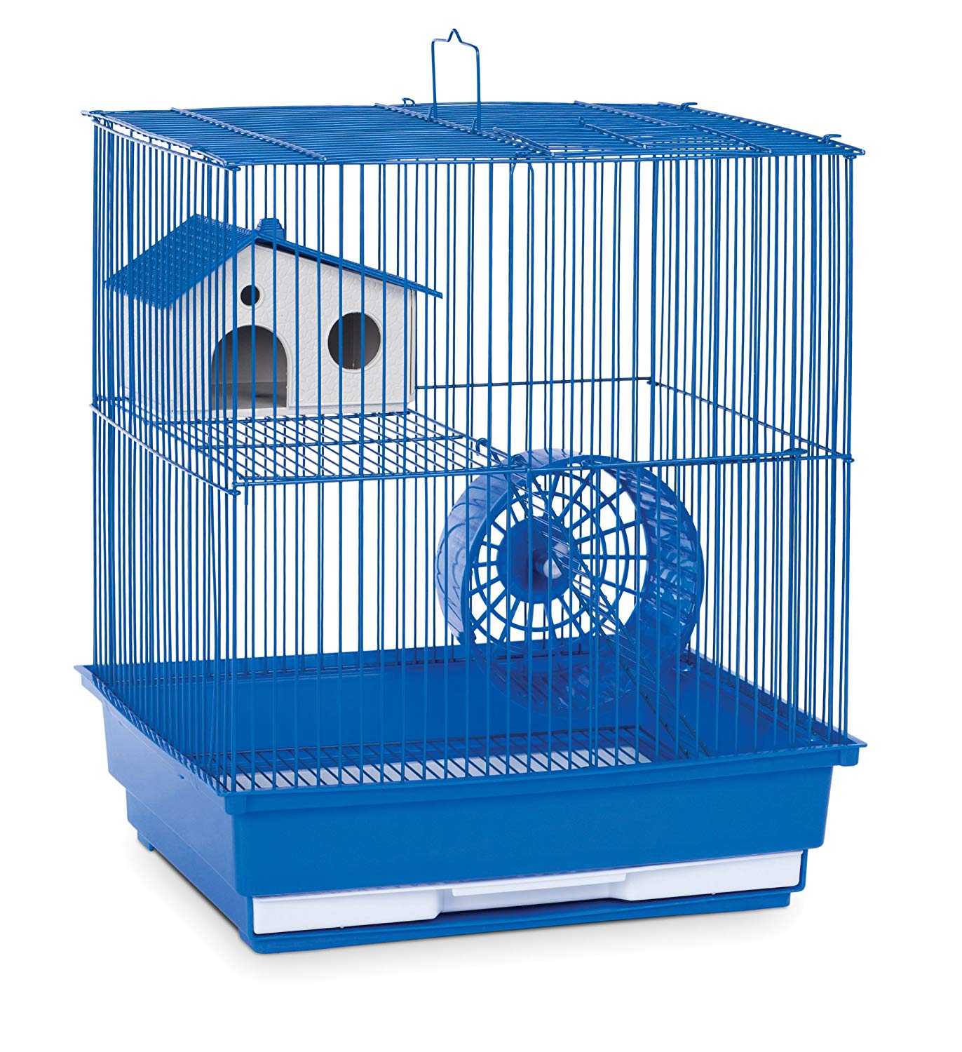 Prevue Hendryx SP2010B Two Story Hamster and Gerbil Cage, Blue,Small