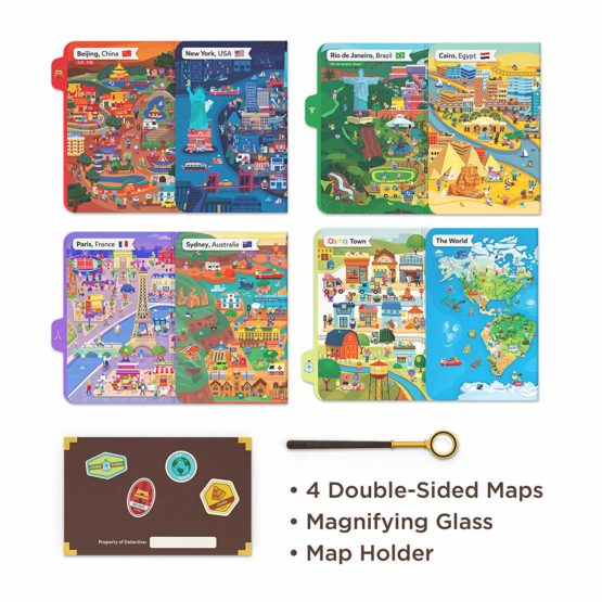 Osmo - Detective Agency - Ages 5-12 - Solve Global Mysteries - STEM Toy - For iPad or Fire Tablet (Osmo - Base Required) - Image 3